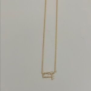 Gold “Gemini” constellation zodiac Necklace